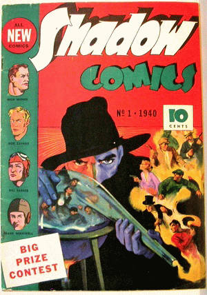 1940 - Shadow Comics #1 - Click
for Bigger Image in a New Page