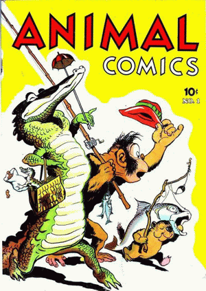1941 - Animal Comics #1 - Click
for Bigger Image in a New Page