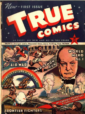 1941 - True Comics #1 - Click
for Bigger Image in a New Page